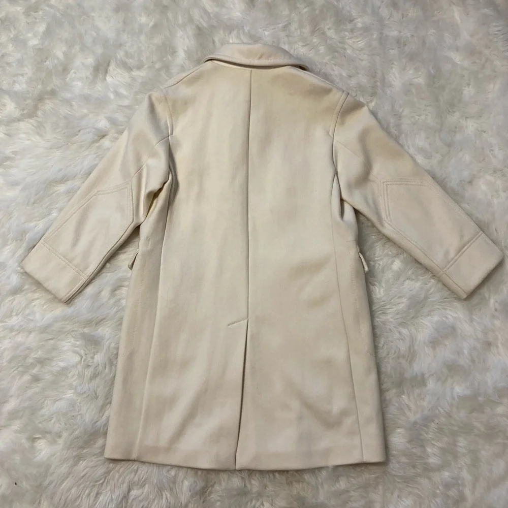 Zara Cream Trench Coat - Picture 11 of 13
